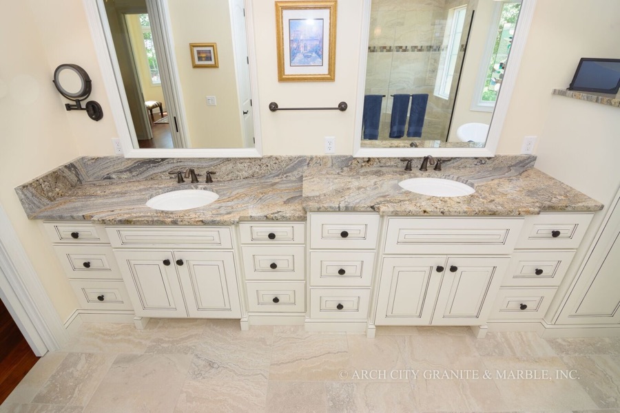 Floating Granite Bathroom Vanity
