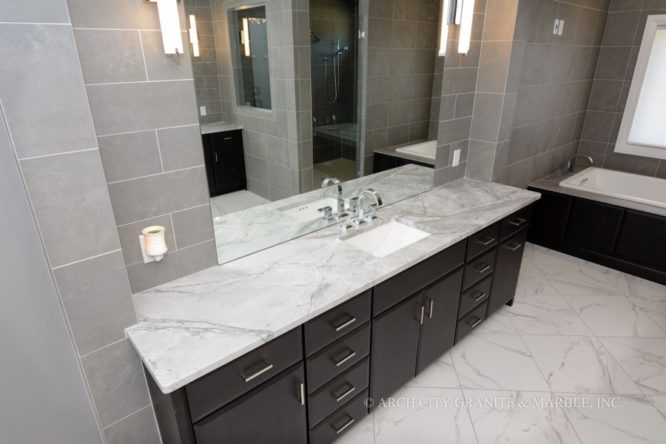 Choosing Bathroom Countertops Quartz Granite Or Marble 5841