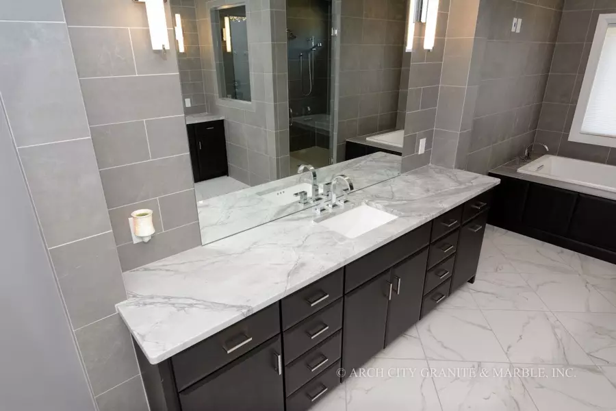New Marble Countertops for Bathroom Vanities